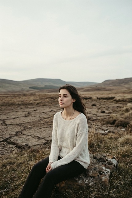 Minimalist Desolate Landscape